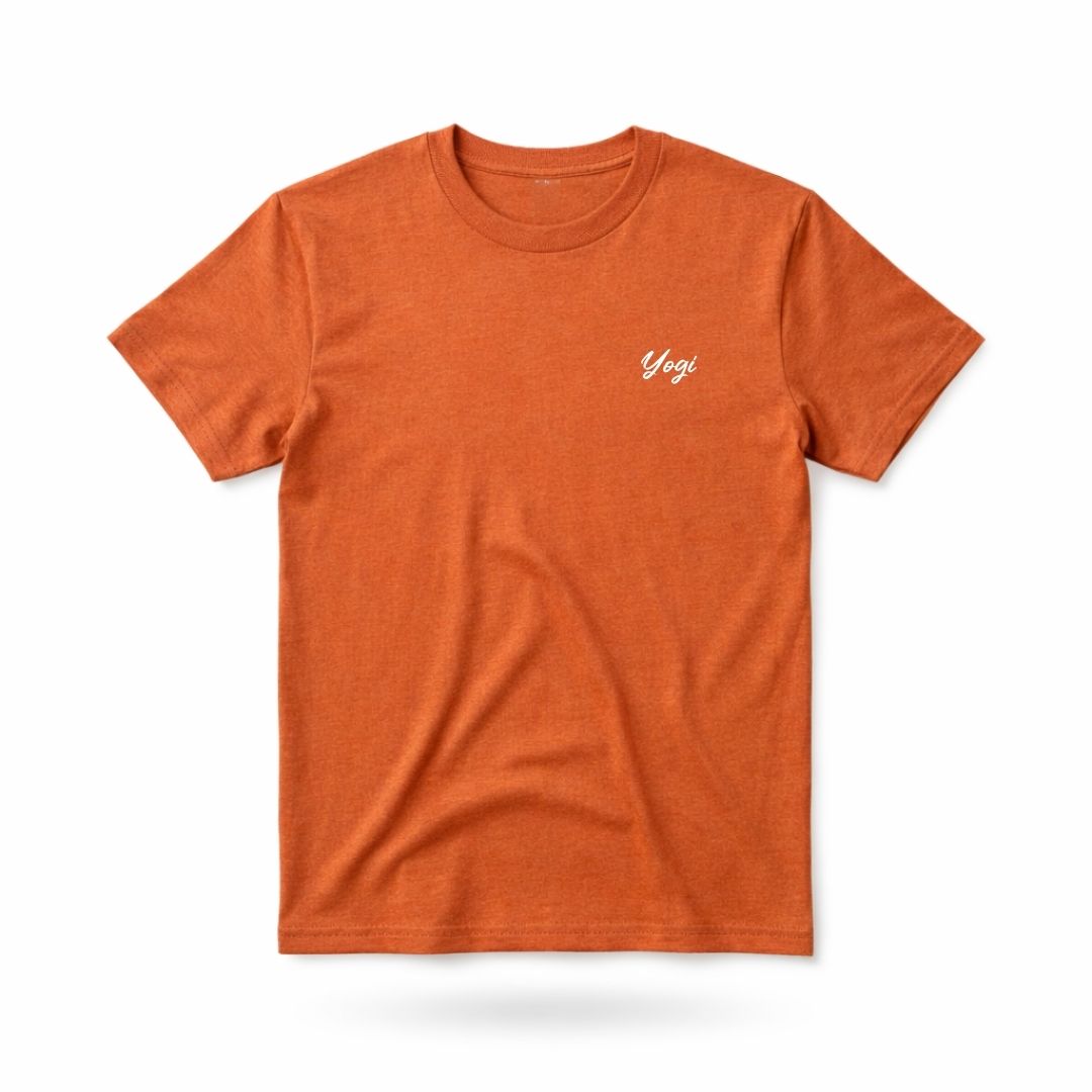 T-shirt unisexe prestige MomMe&Cie en bambou - Orangé - Mélissa Poudrier