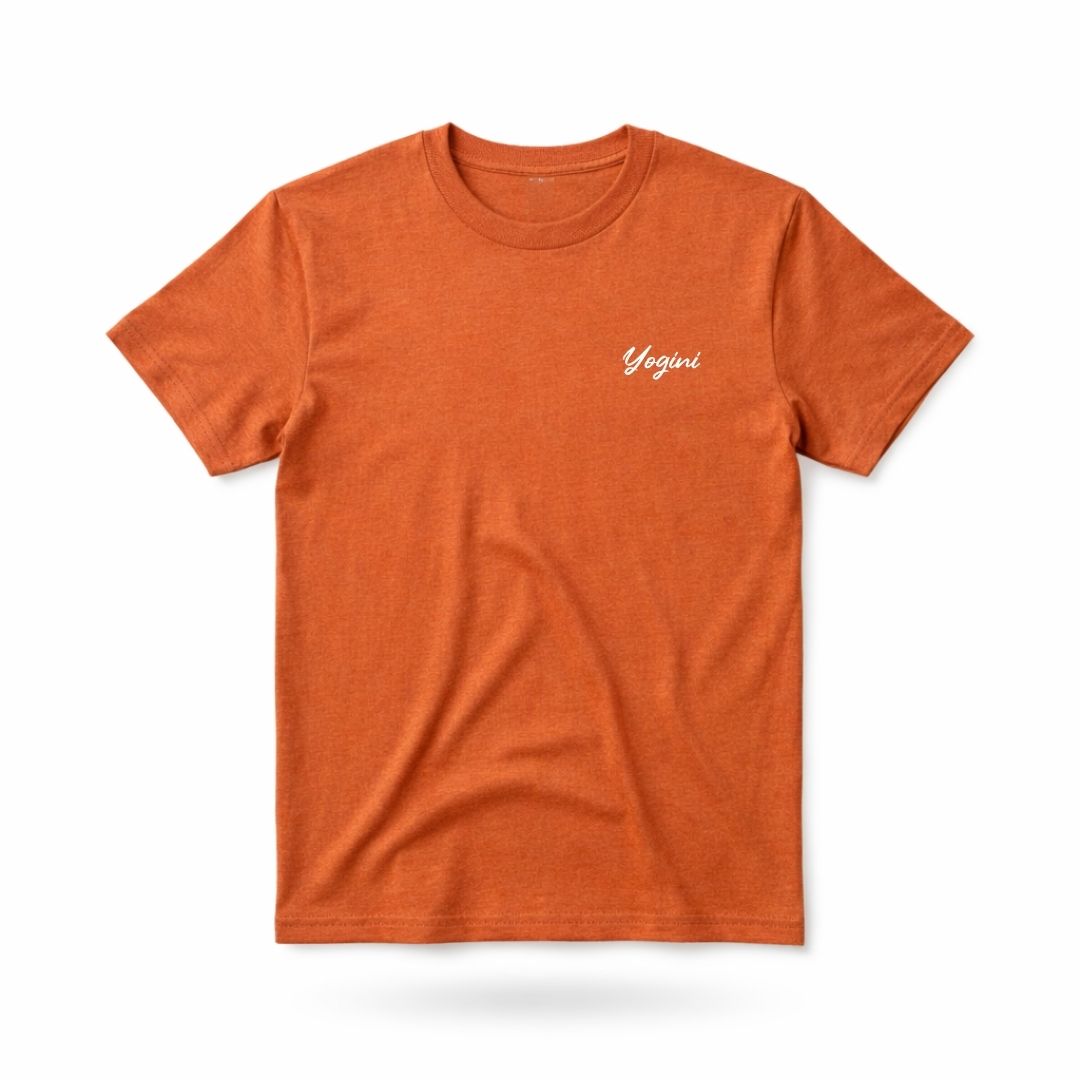 T-shirt unisexe prestige MomMe&Cie en bambou - Orangé - Mélissa Poudrier
