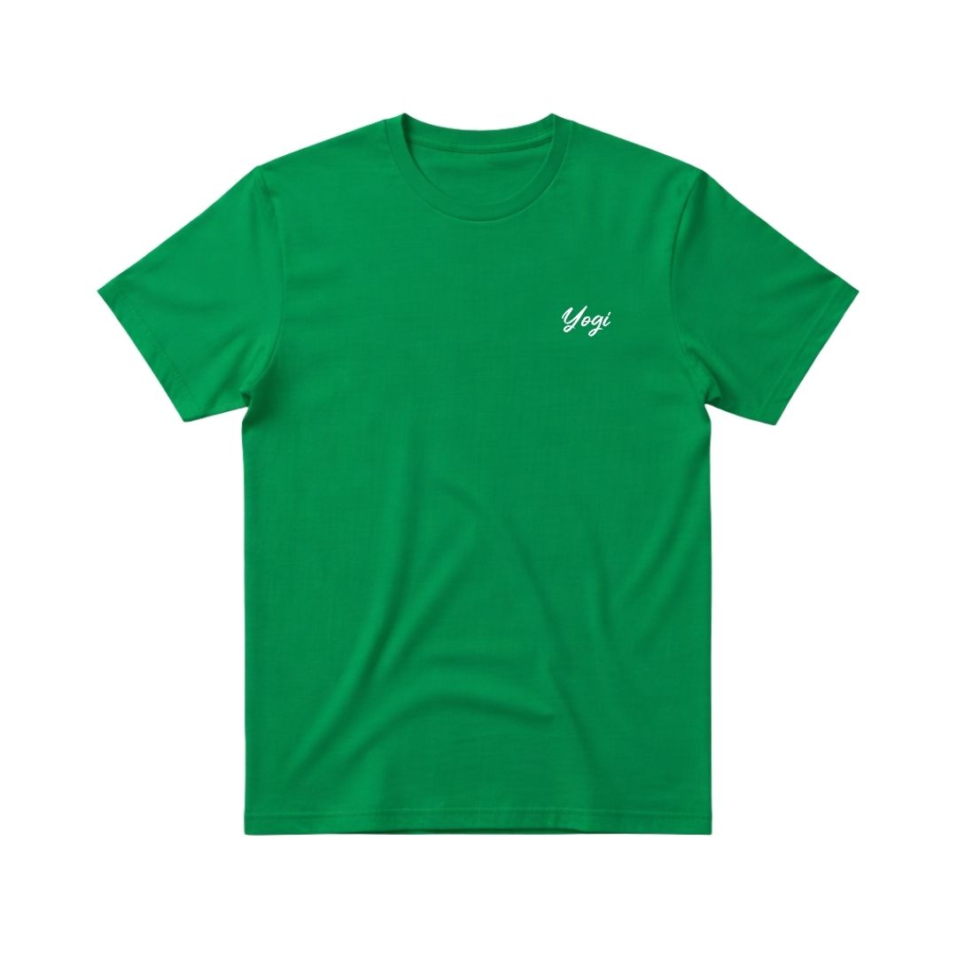 T-shirt unisexe prestige MomMe&Cie en bambou - Vert trèfle - Mélissa Poudrier