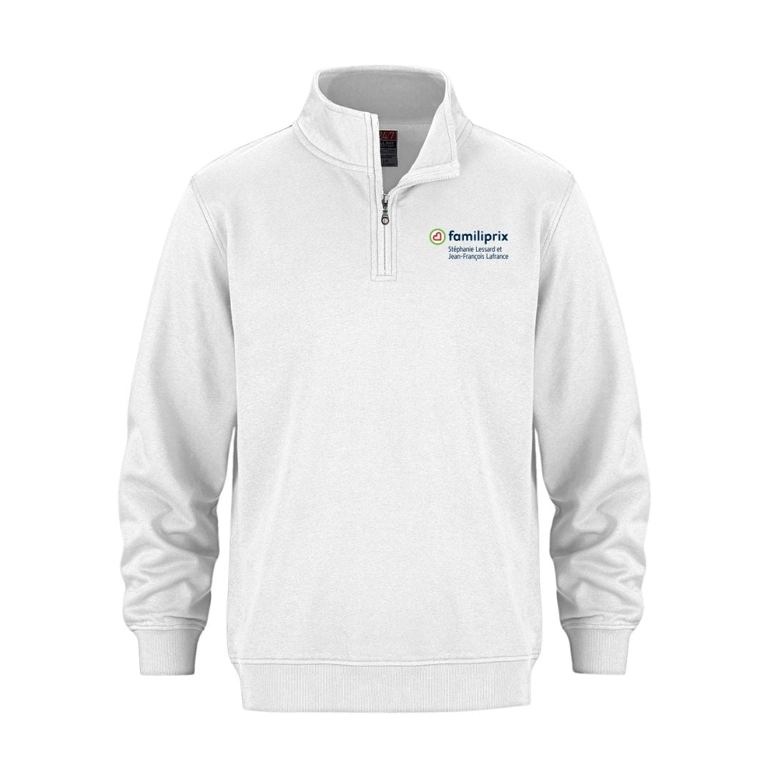 Hoodie demi-zip unisexe classique - Familiprix (Beauceville)