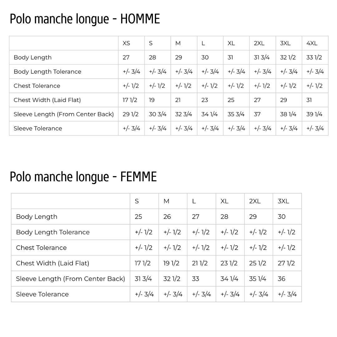 Polo manche longue classique - Familiprix (Beauceville)