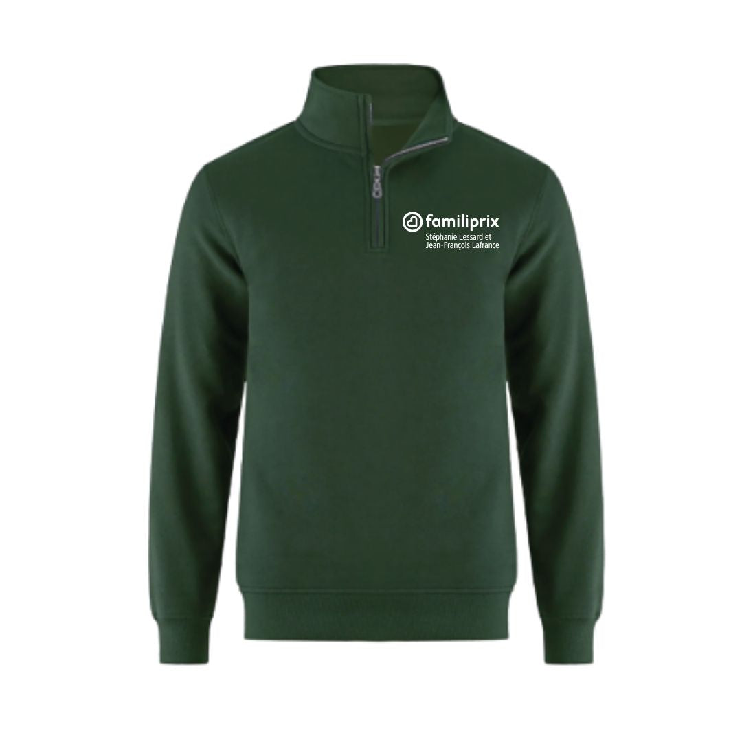 Hoodie demi-zip unisexe classique - Familiprix (Beauceville)