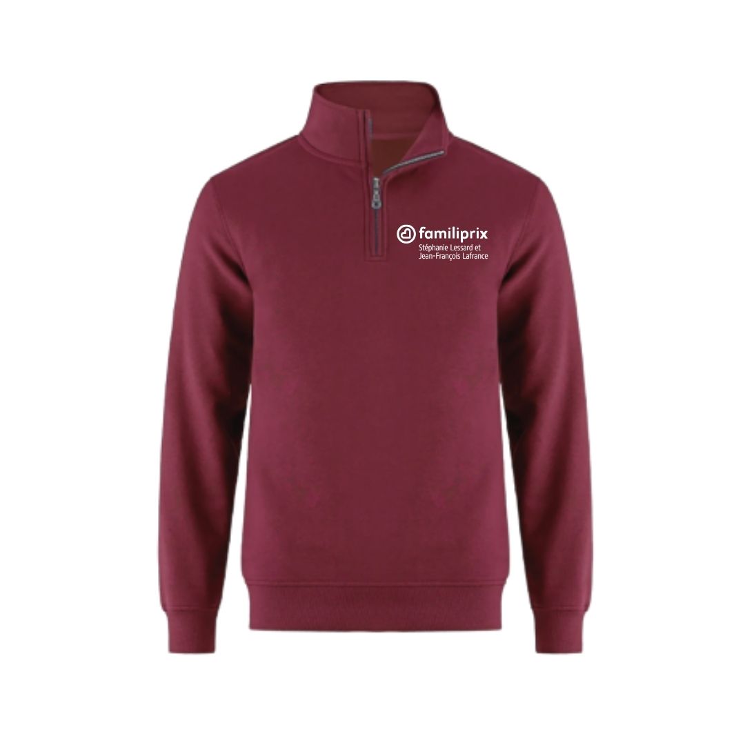 Hoodie demi-zip unisexe classique - Familiprix (Beauceville)