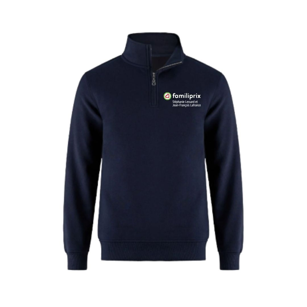 Hoodie demi-zip unisexe classique - Familiprix (Beauceville)