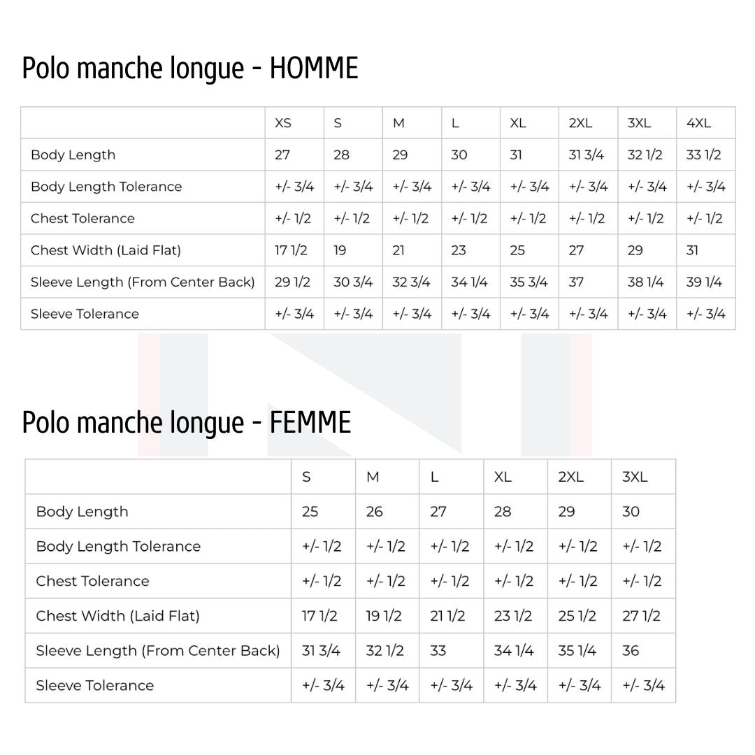 Polo Dri-fit manche longue demi-zip femme - NEXFAB