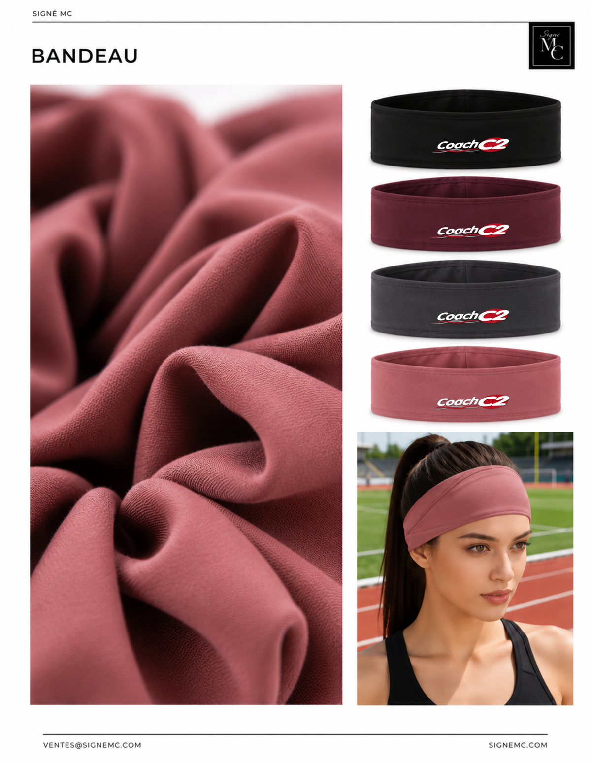 Bandeau de sport - Coach C2