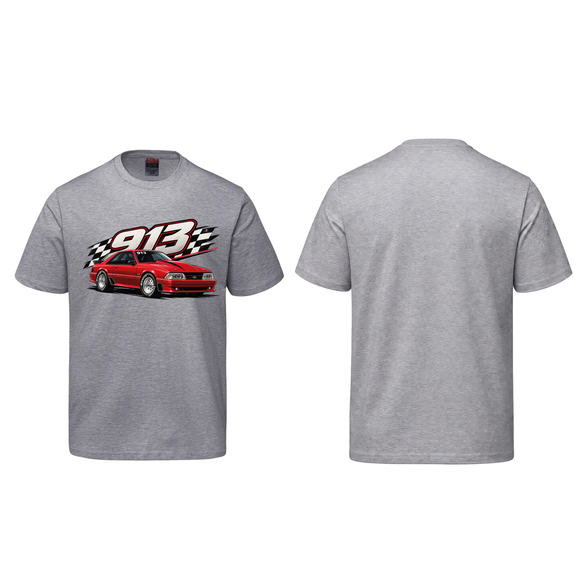 T-shirt-Adulte-logo auto-devant-Roan Pleau