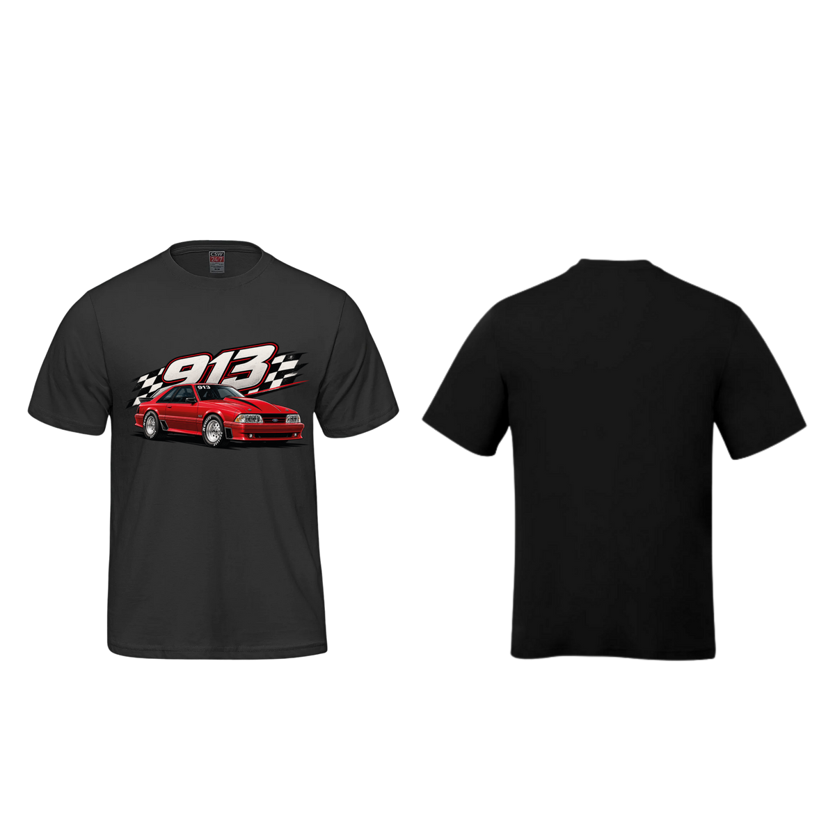T-shirt-Adulte-logo auto-devant-Roan Pleau