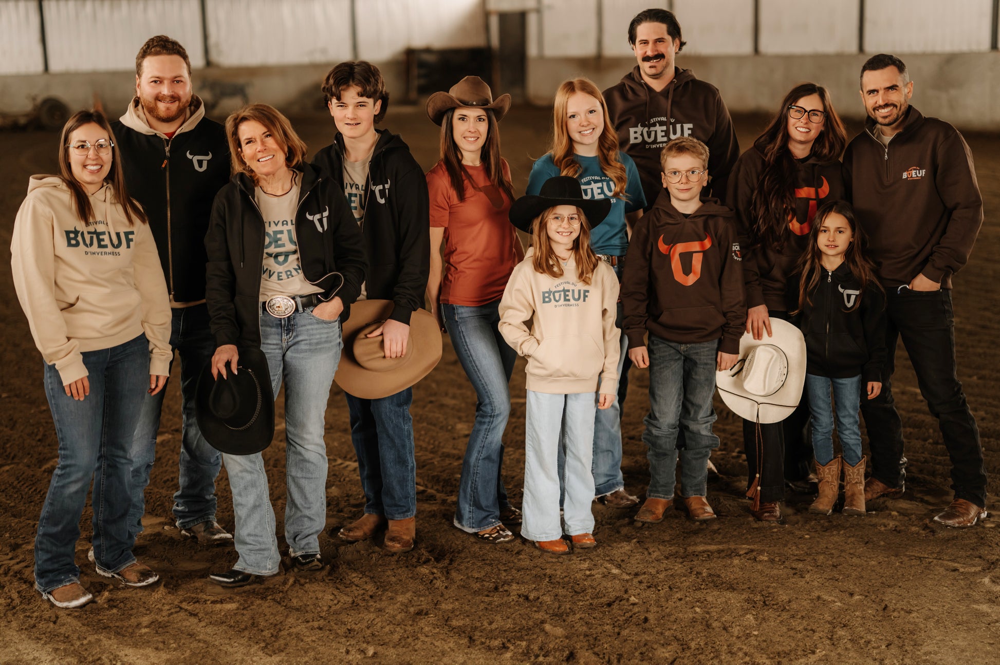 T-shirt crop pour femmes Festival du Boeuf d'Inverness