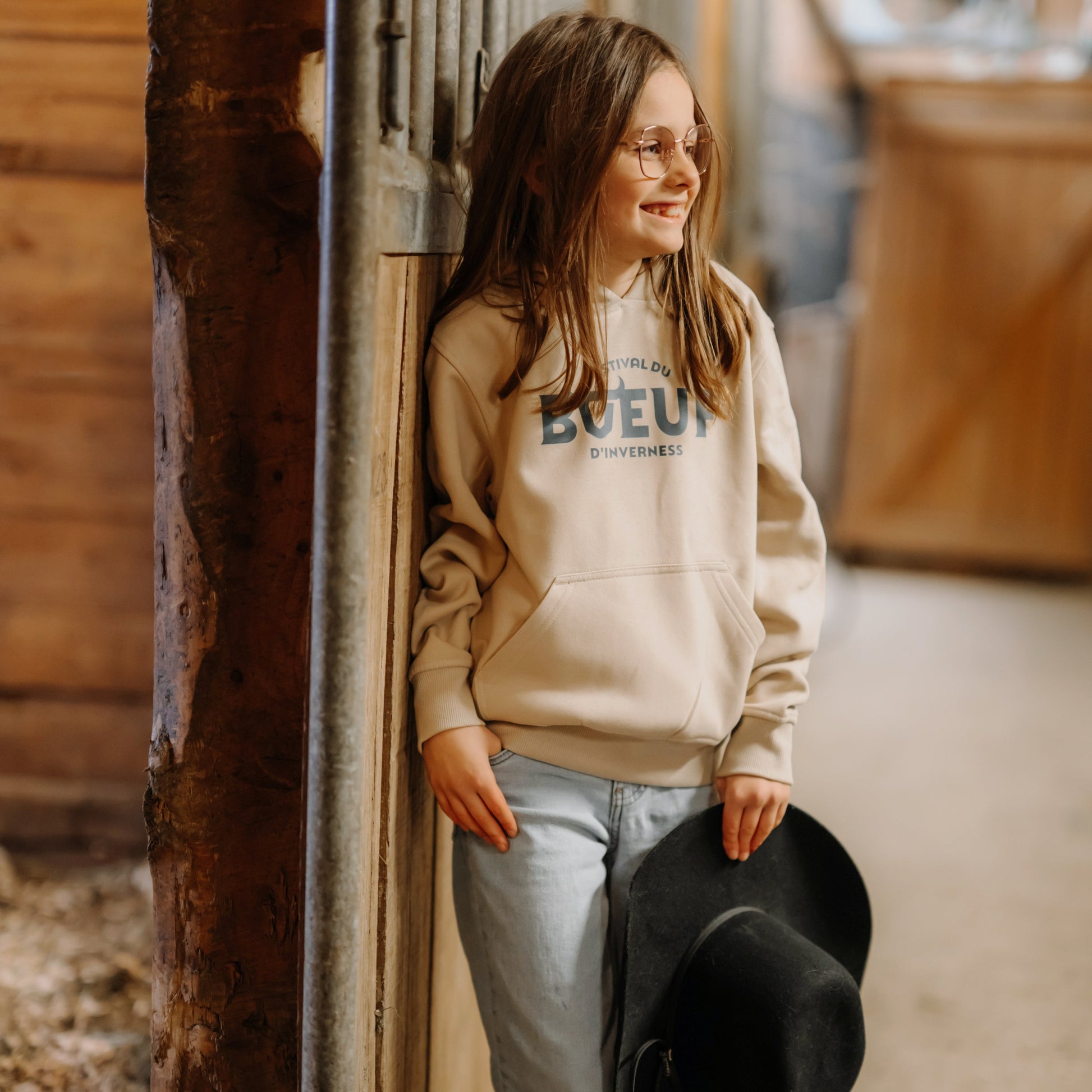 Hoodie unisexe junior Festival du Boeuf d'Inverness