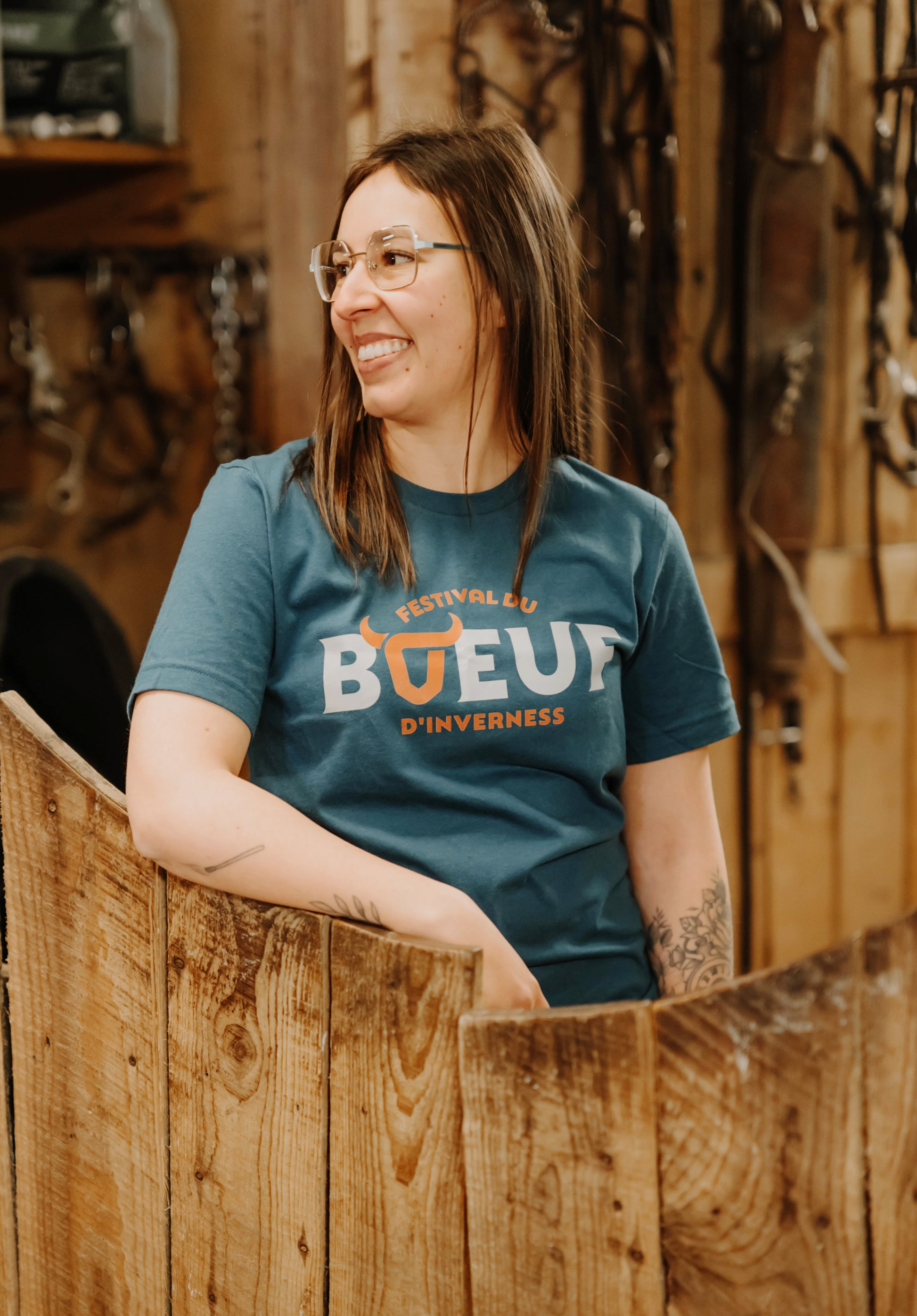 T-shirt unisexe pour adulte Festival du Boeuf d'Inverness