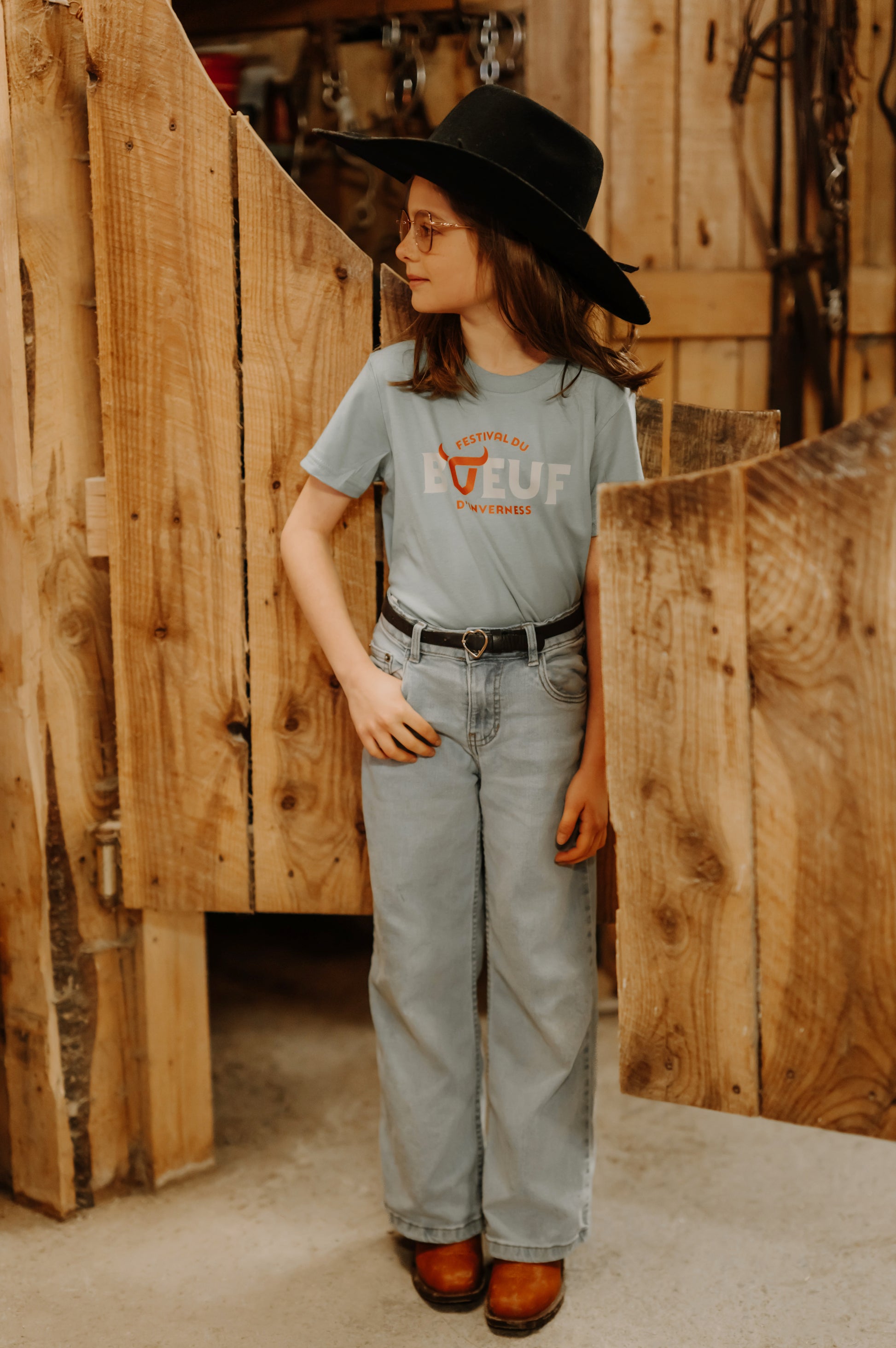 T-shirt unisexe junior Festival du Boeuf d'Inverness