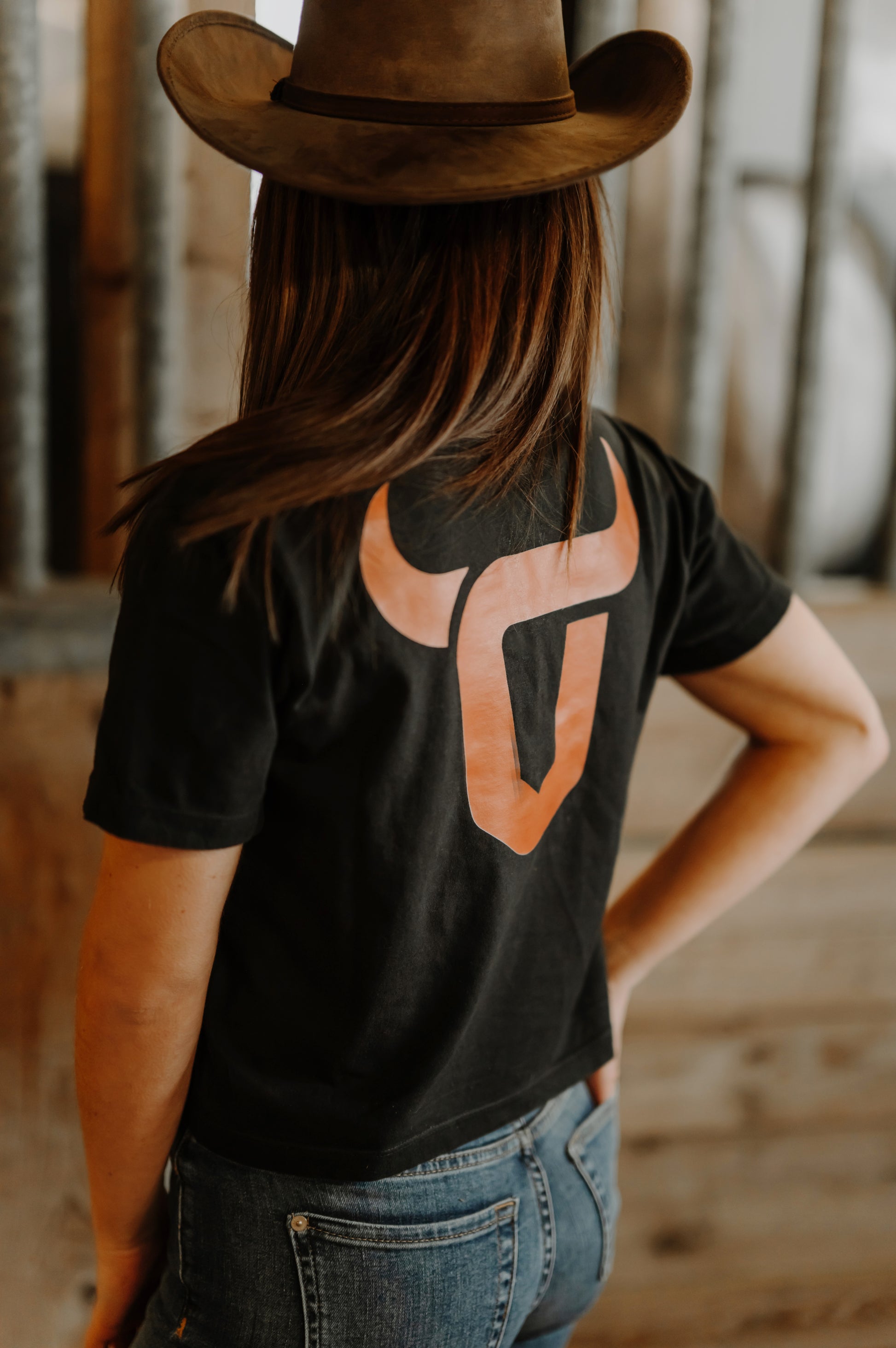 T-shirt crop pour femmes Festival du Boeuf d'Inverness