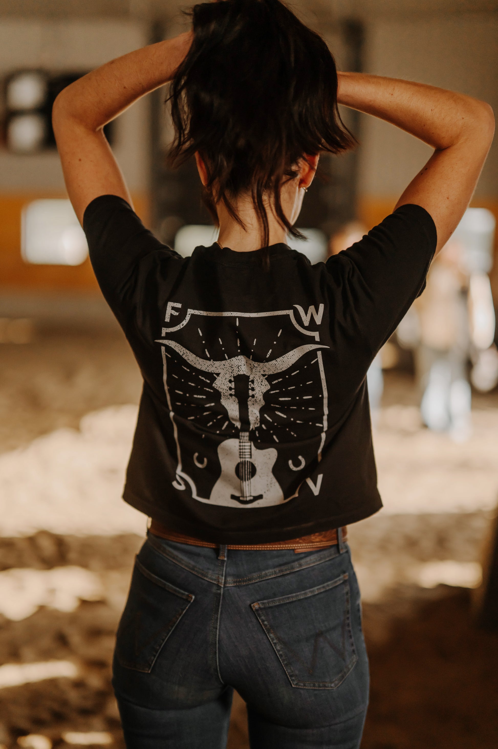 T-shirt crop pour femmes FWSV