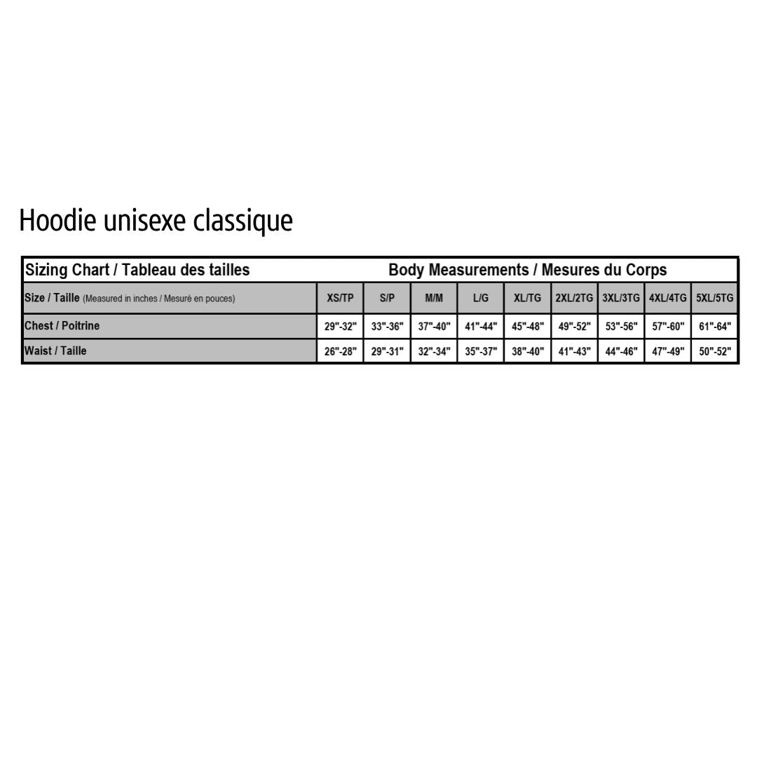 Hoodie unisexe classique 2 couleurs - NEXFAB