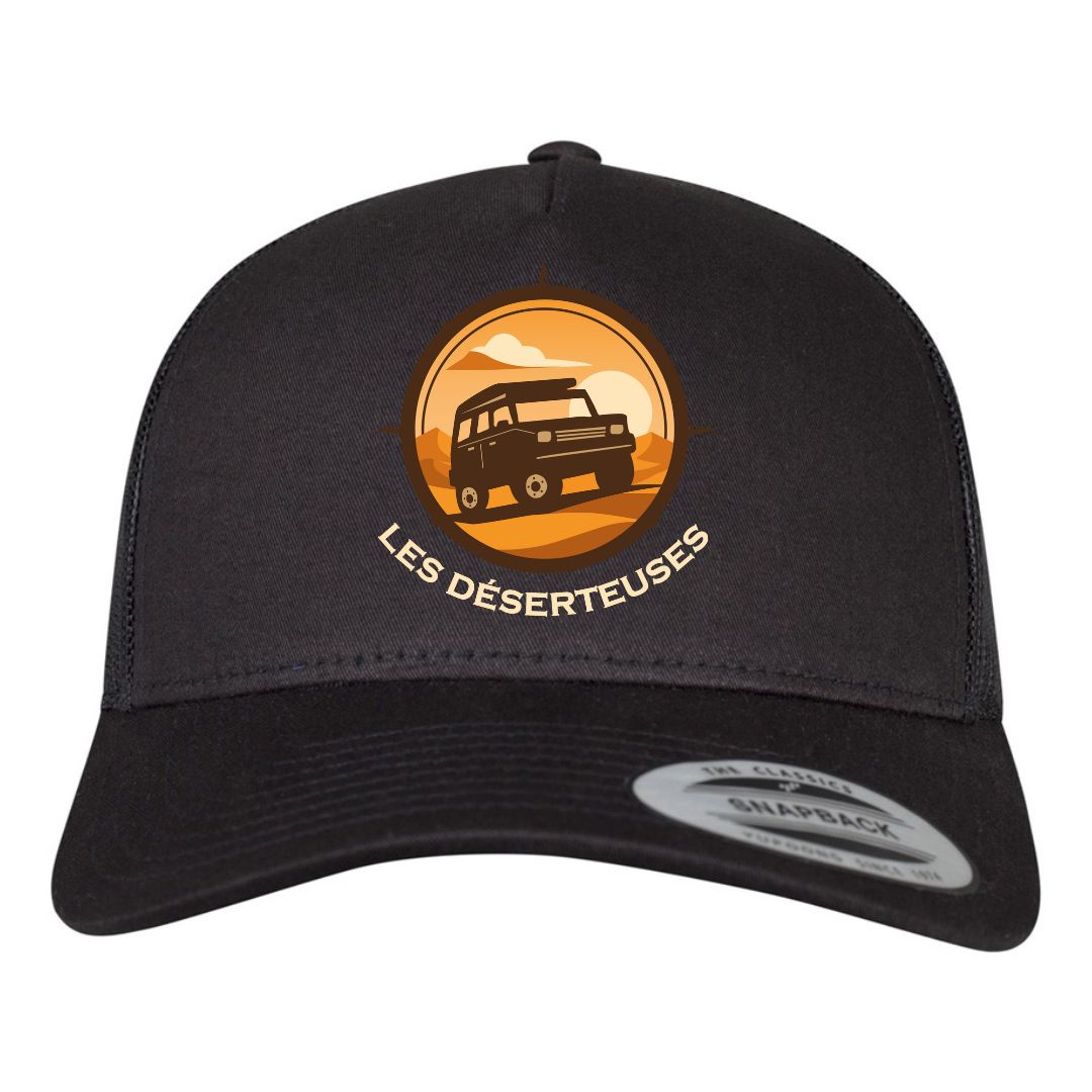 Casquette avec mesh ajustable - NOIR - Déserteuses