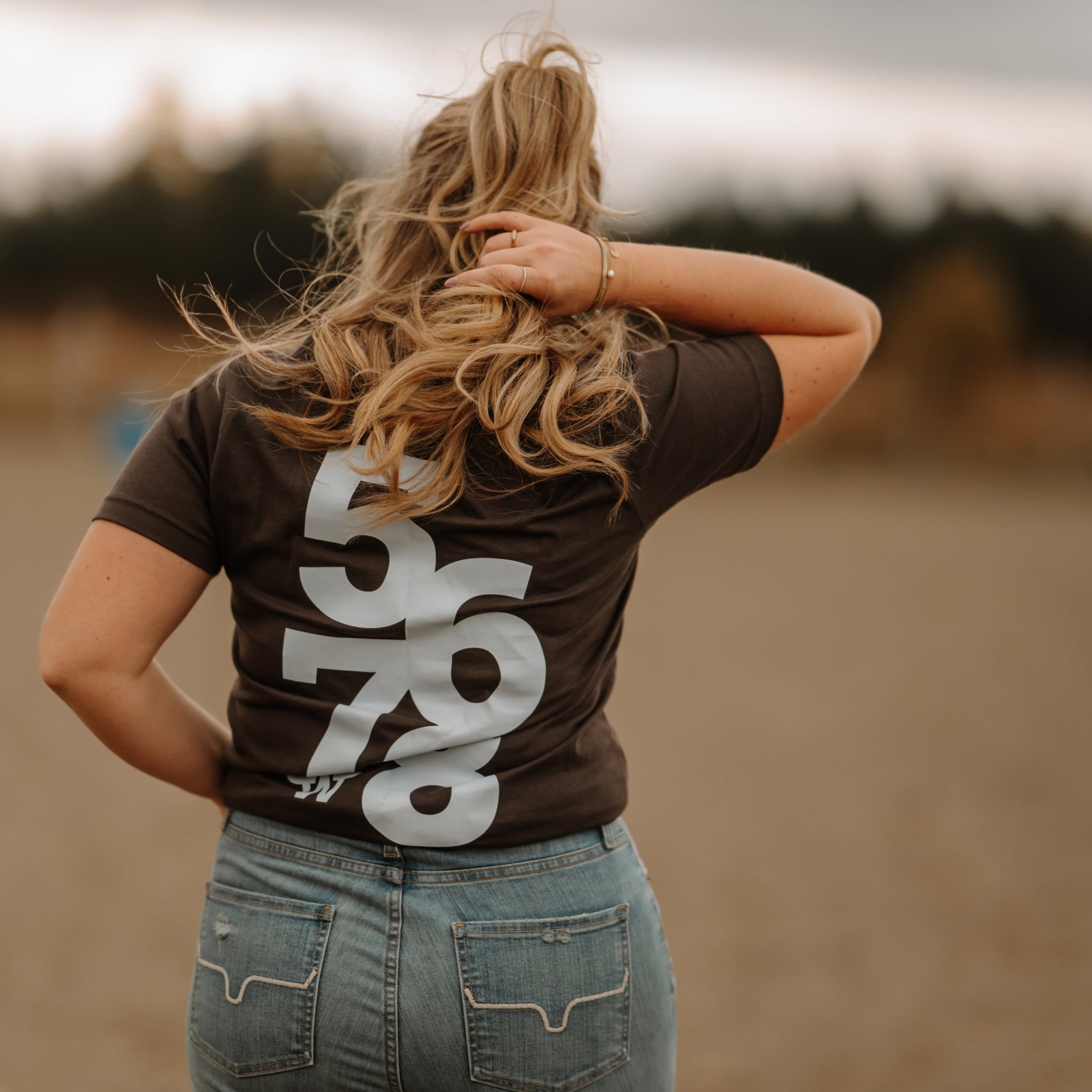 T-shirt classique unisexe Winslow brun chocolat - 5678