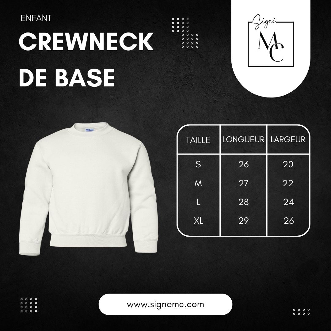 Crewneck Axel pour enfant - Rose