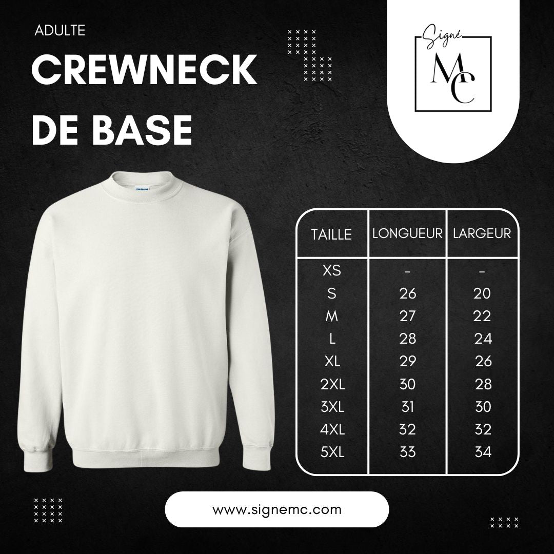Crewneck Axel pour adulte - Blanc