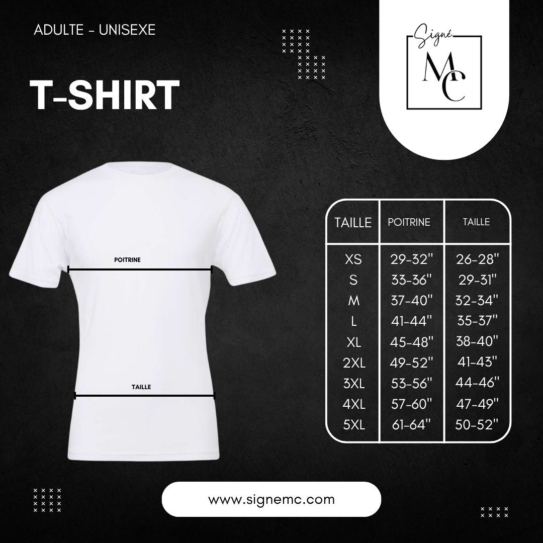 T-shirt unisexe pour adulte FWSV