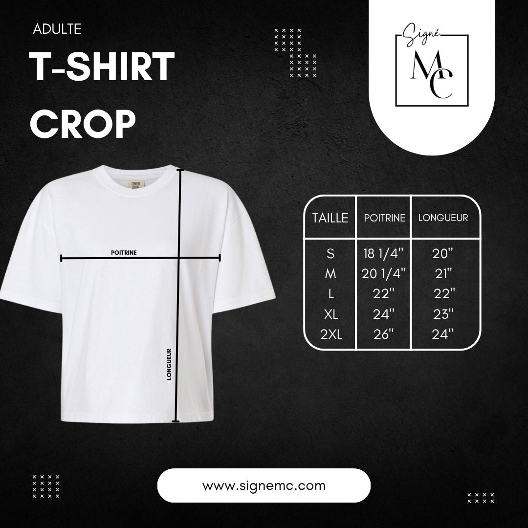 T-shirt crop pour femmes Festival du Boeuf d'Inverness