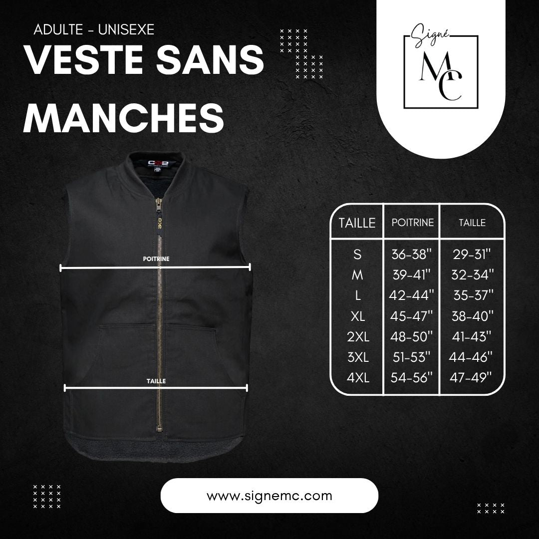 Veste sans manches robuste doublée de Sherpa Festival du Boeuf d'Inverness