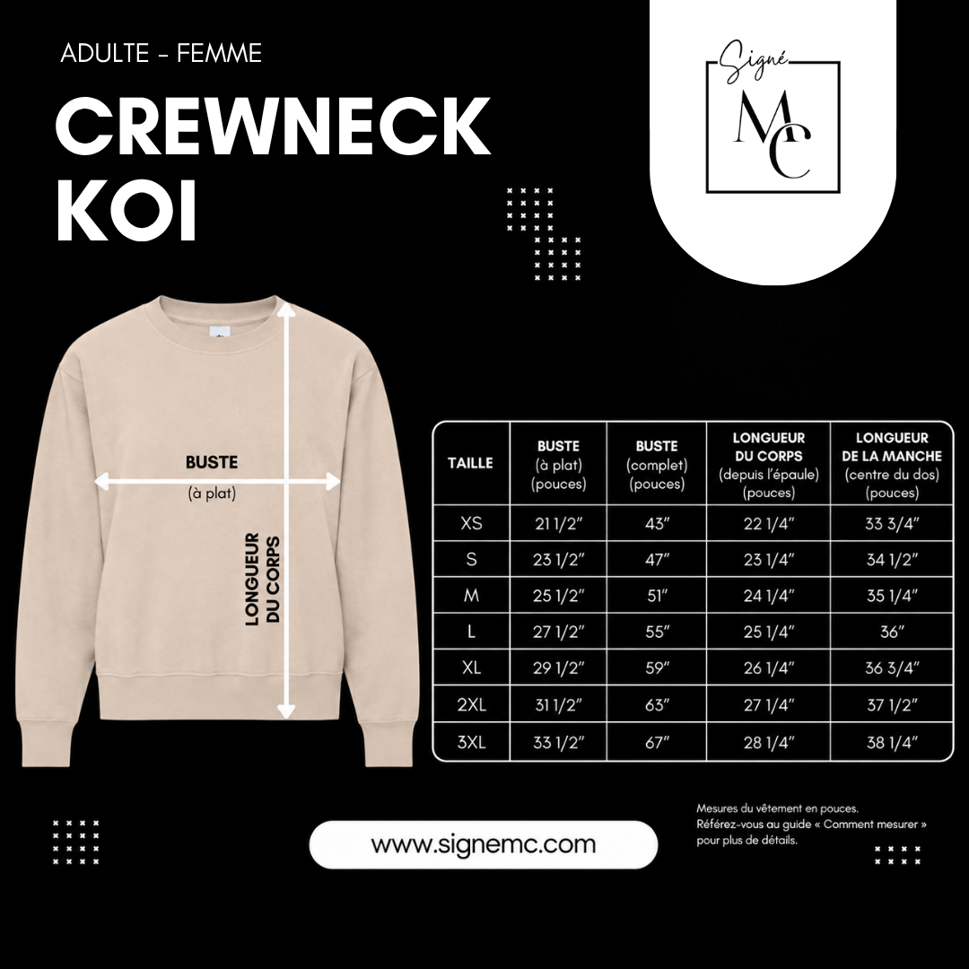 Crewneck femme classique KOI - Adulte - Coach C2