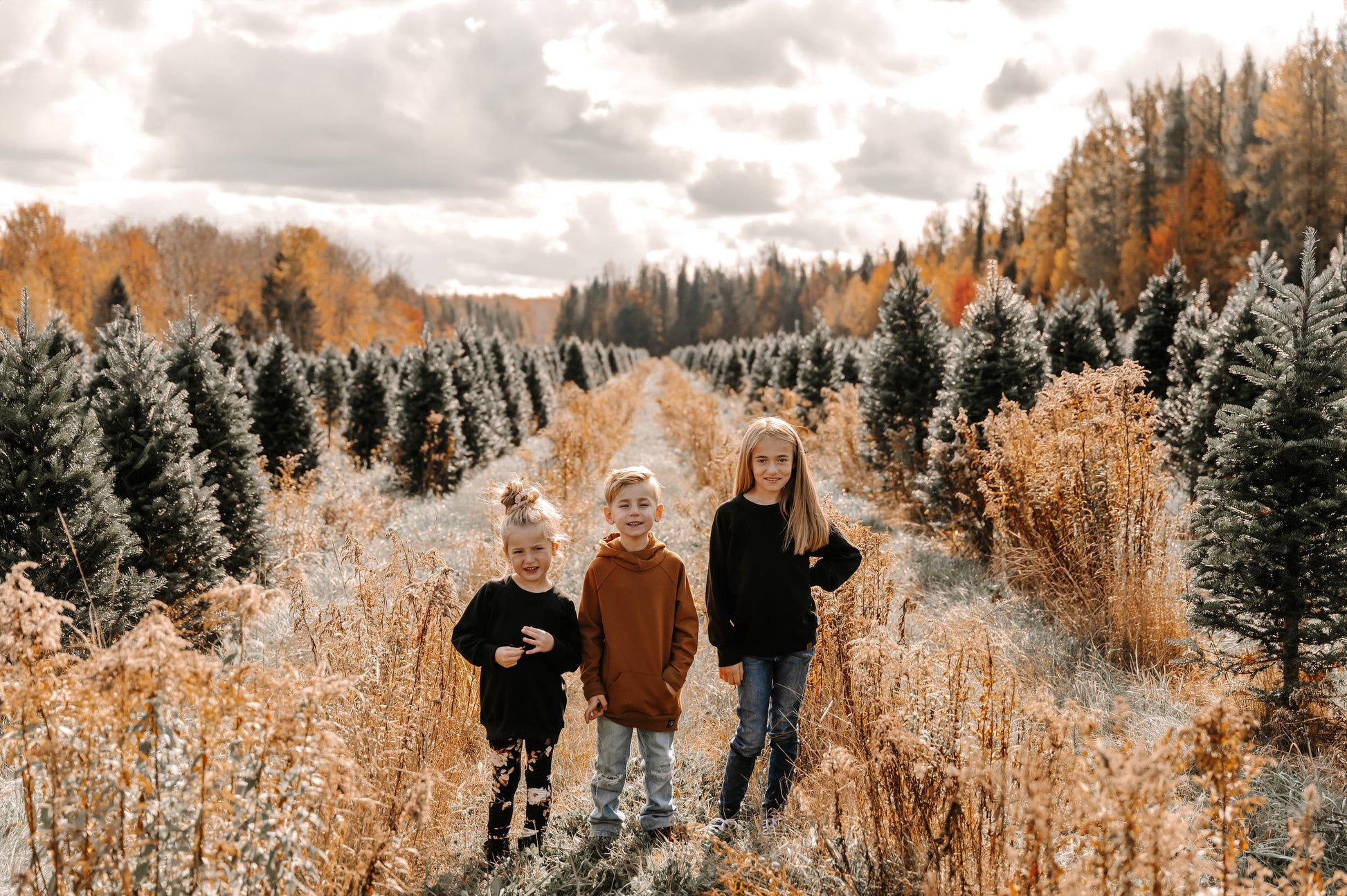 Hoodie enfant prestige MomMe&Cie en bambou fleece - Ocre