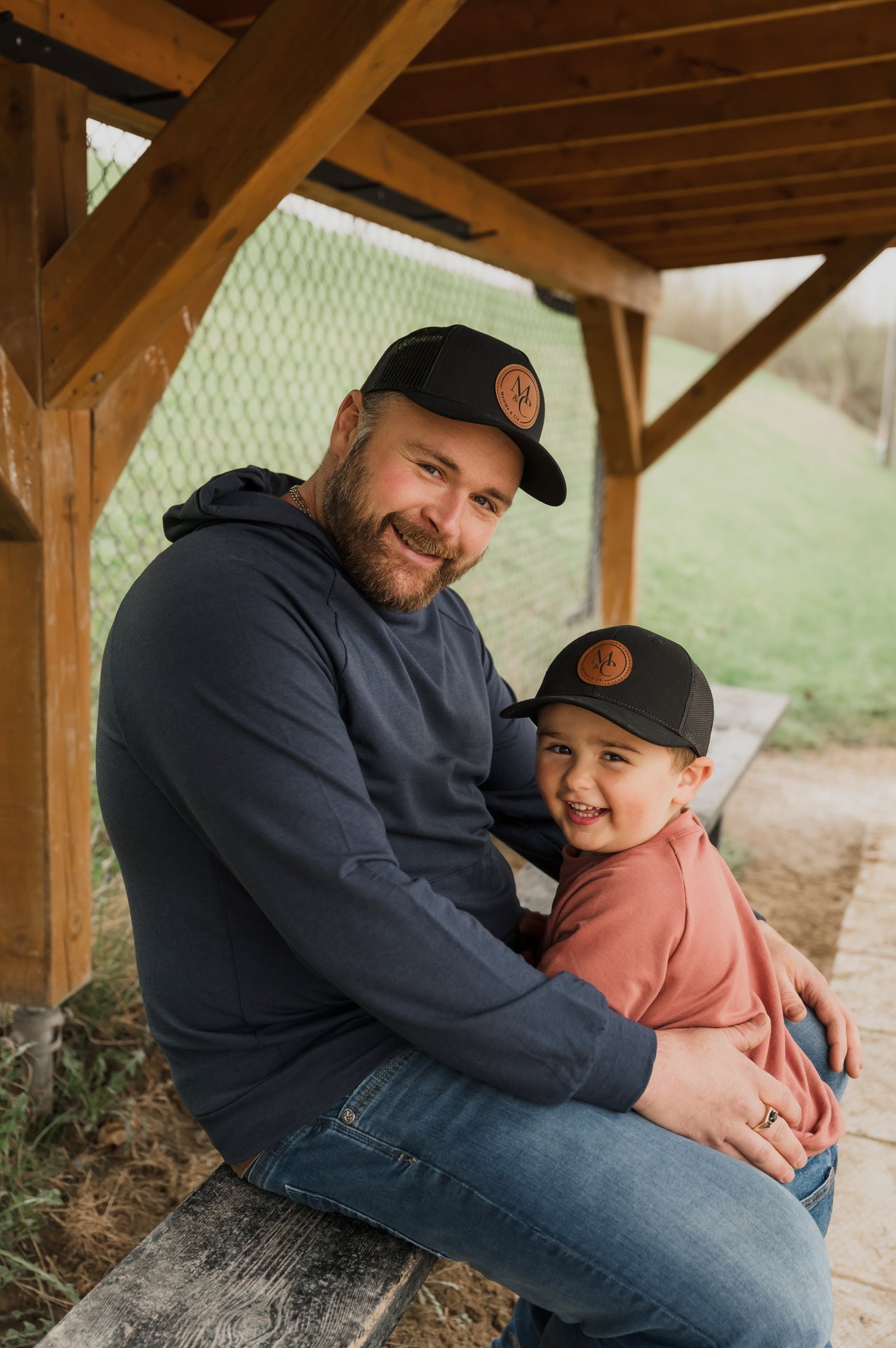 Hoodie unisexe prestige MomMe&Cie en bambou - Marine