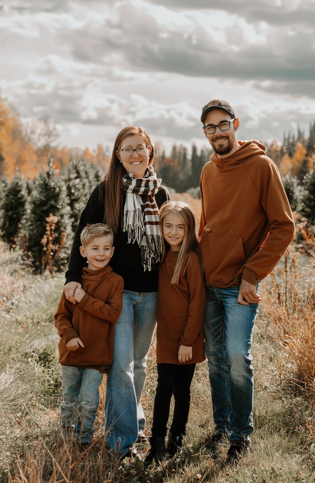 Hoodie unisexe prestige MomMe&Cie en bambou fleece - Ocre