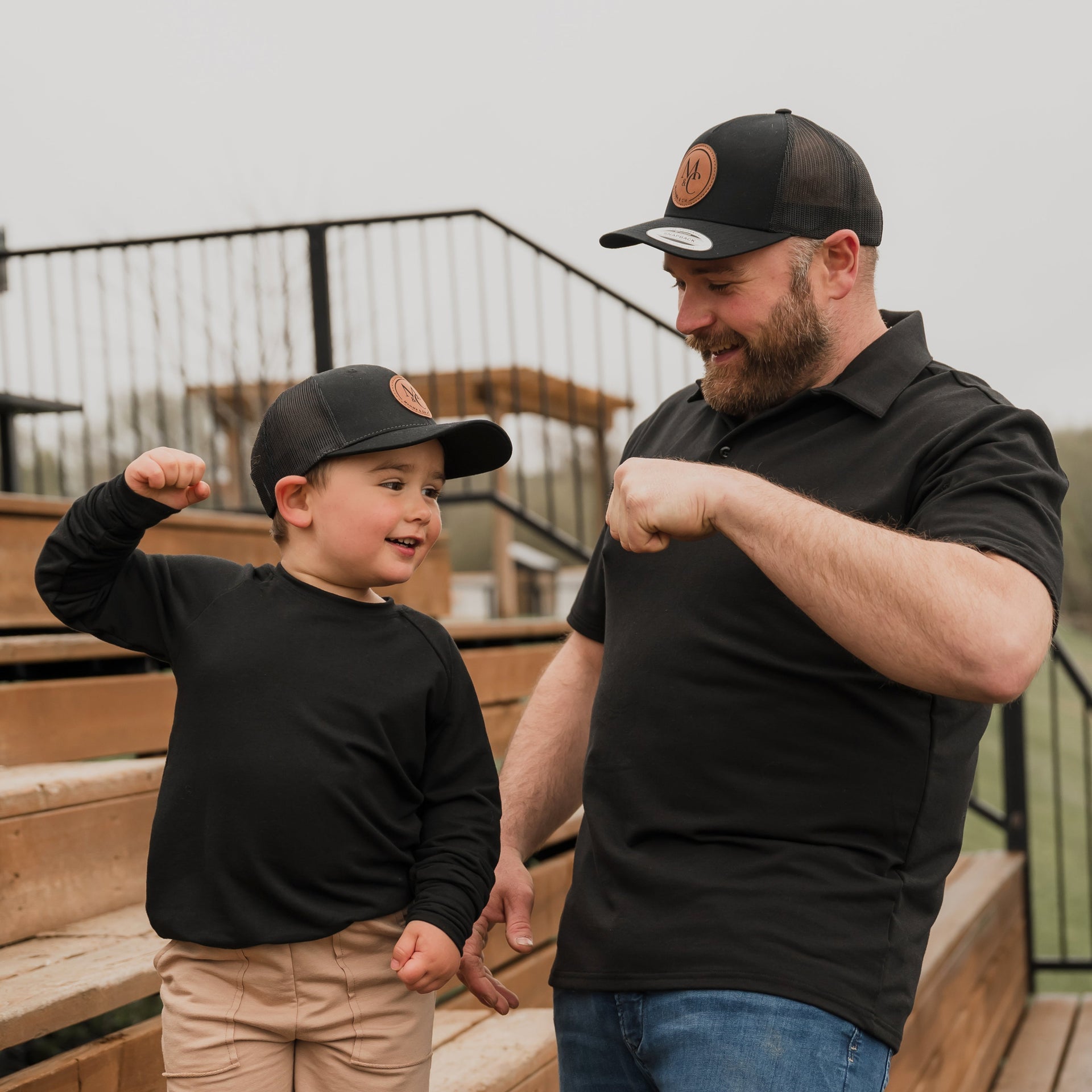 Polo Jordan noir à manche courte en bambou