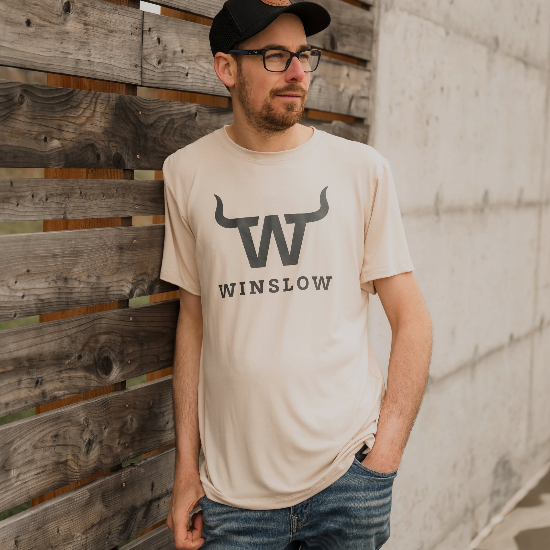 T-shirt Éli unisexe Winslow en bambou ivoire