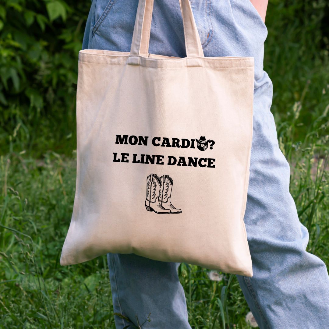 Tote bag Beats&Boots - Mon cardio? Le line dance!